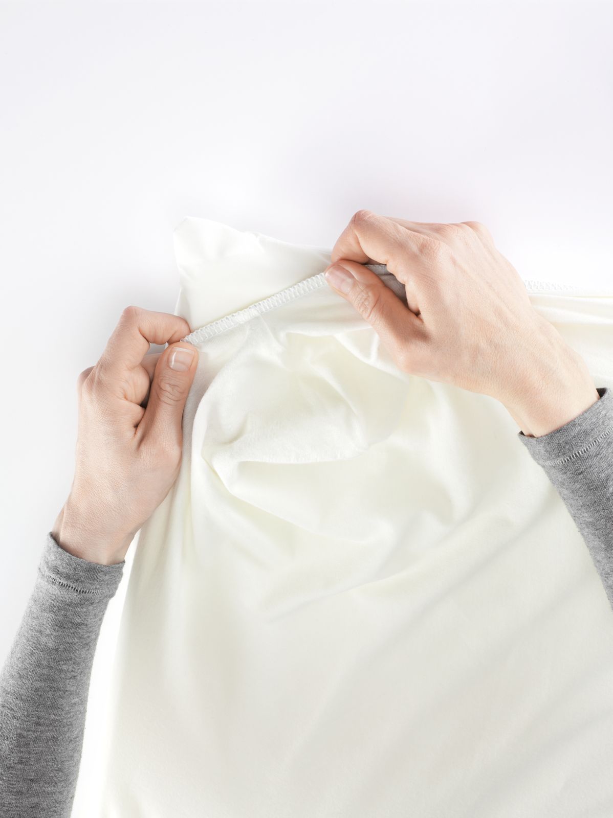 Baby Bjorn Fitted Sheet For Travel Crib Light / White Organic Cotton