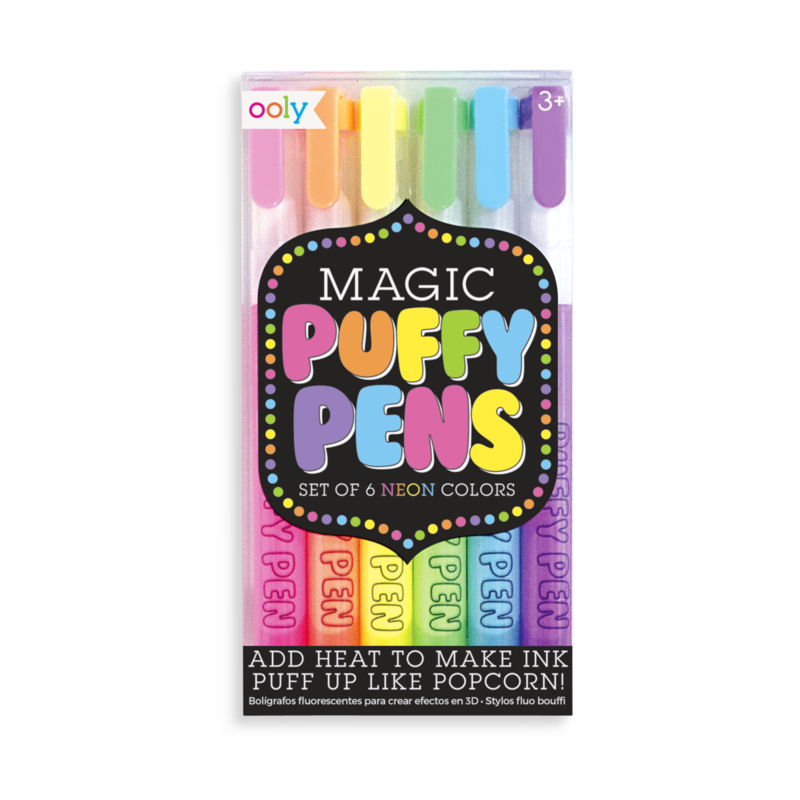 Ooly Magic Puffy Pens Set