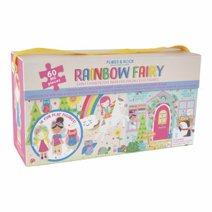 Floss & Rock Giant Floor Puzzle with Pop Out Pieces - 60 PC / Rainbow Fairy