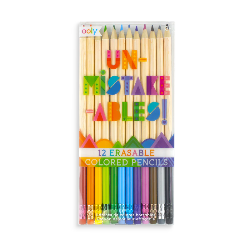 Ooly Un-Mistakeables Erasable Colored Pencils