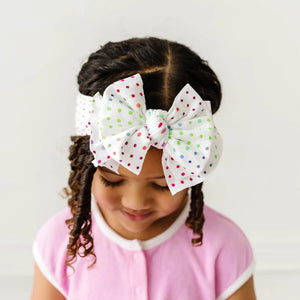 Baby Bling Printed FAB Headband / Candy Buttons