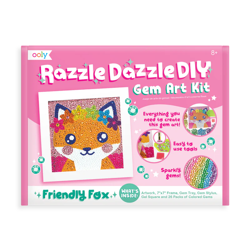 Ooly Razzle Dazzle D.I.Y. Gem Art Kit / Friendly Fox