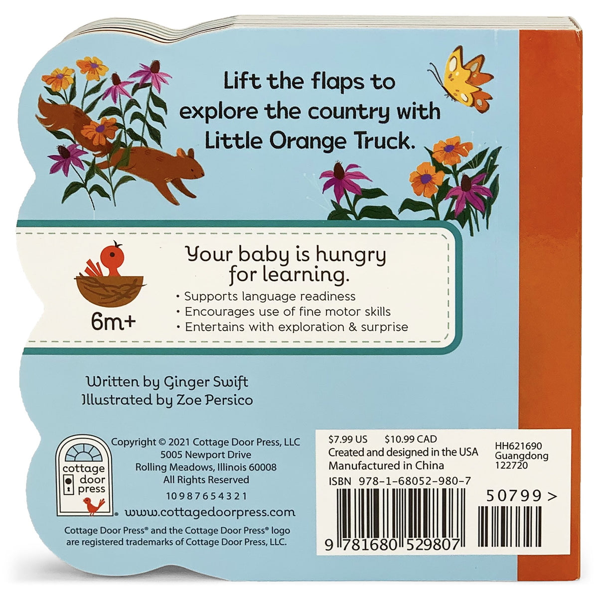 Little Orange Truck Lift-A-Flap Board Book