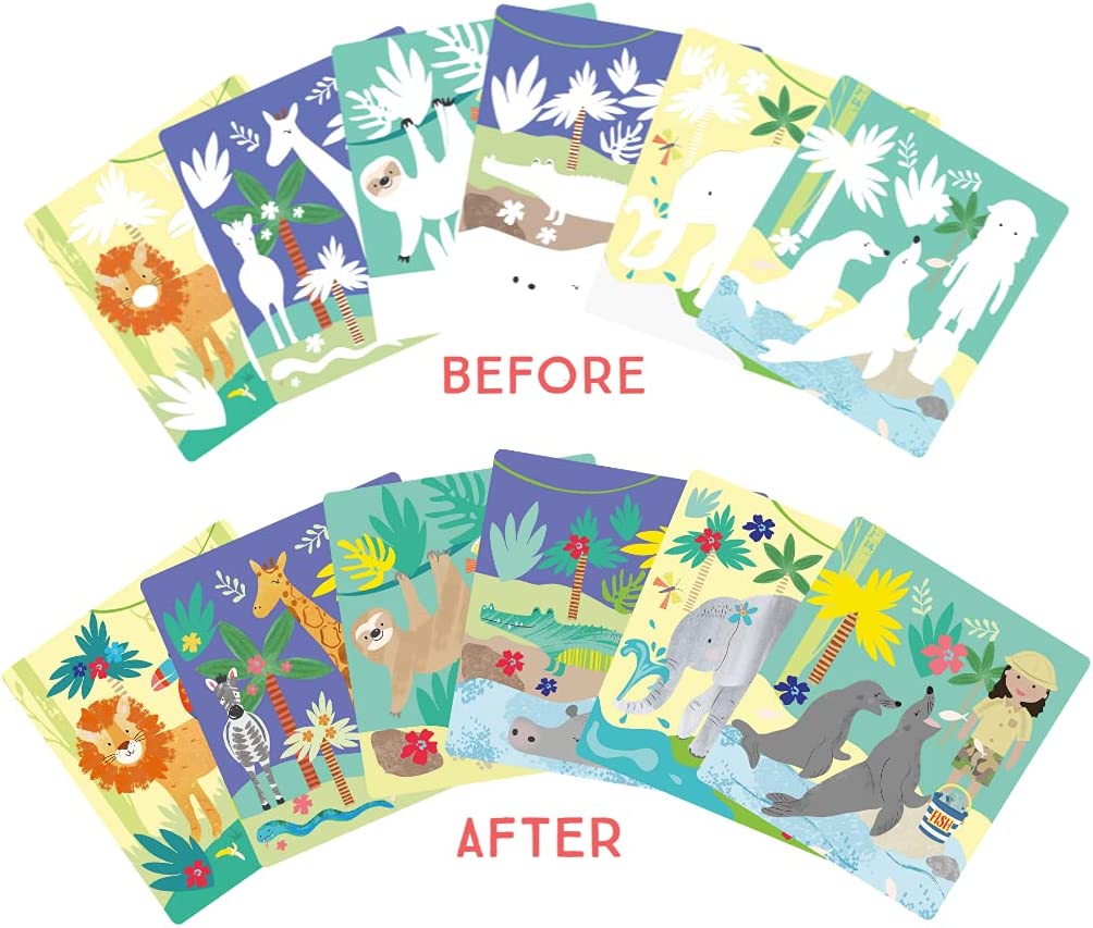 Floss & Rock Magic Water Easel & Pen / Jungle