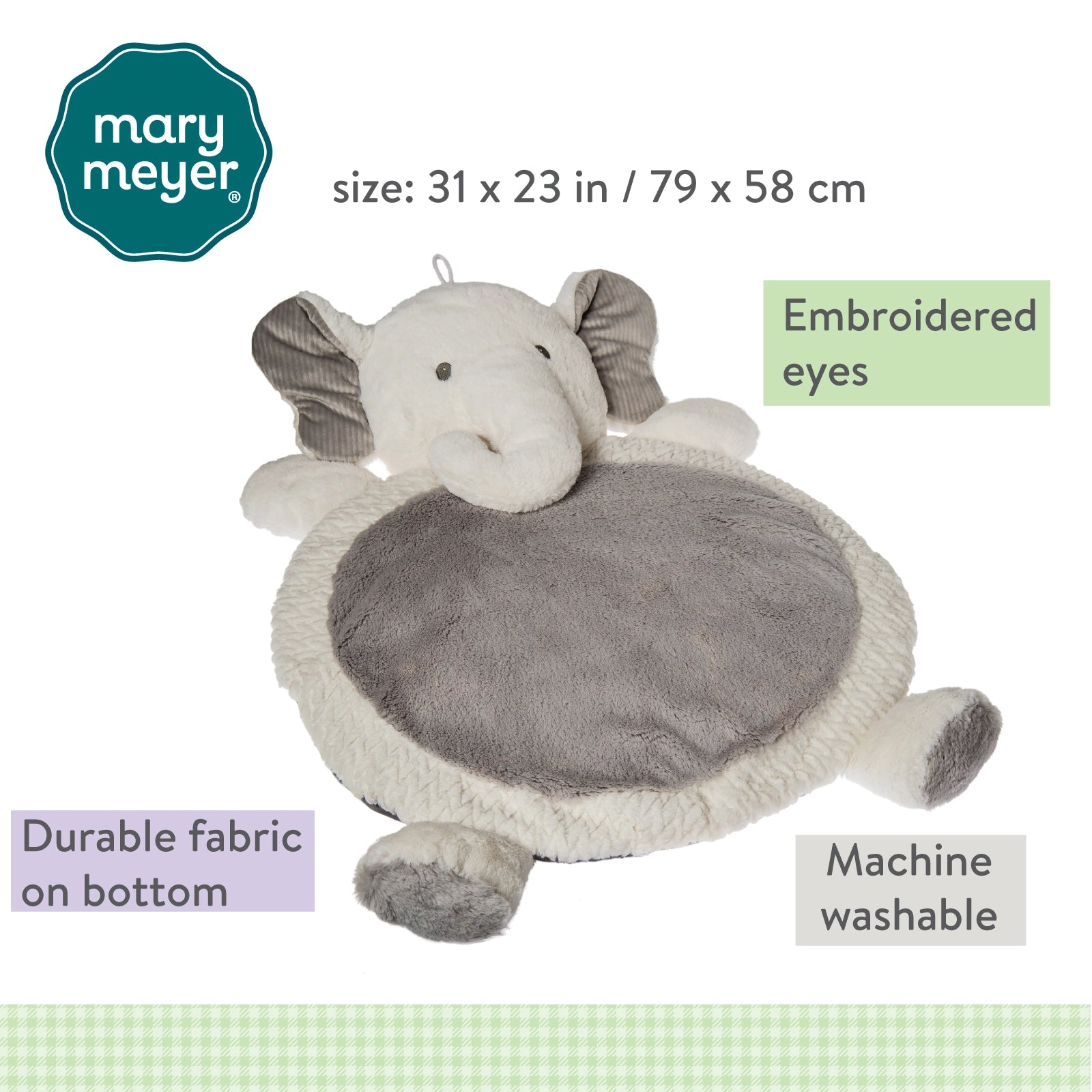 Mary Meyer Afrique Elephant Baby Mat