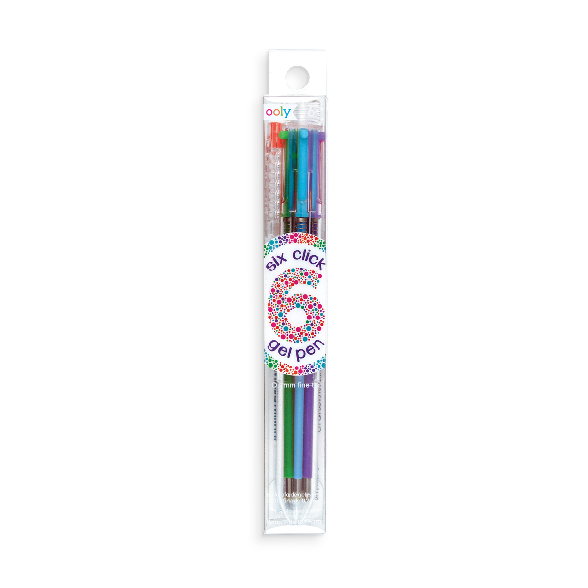 Ooly Classic 6 Click Colored Gel Pen