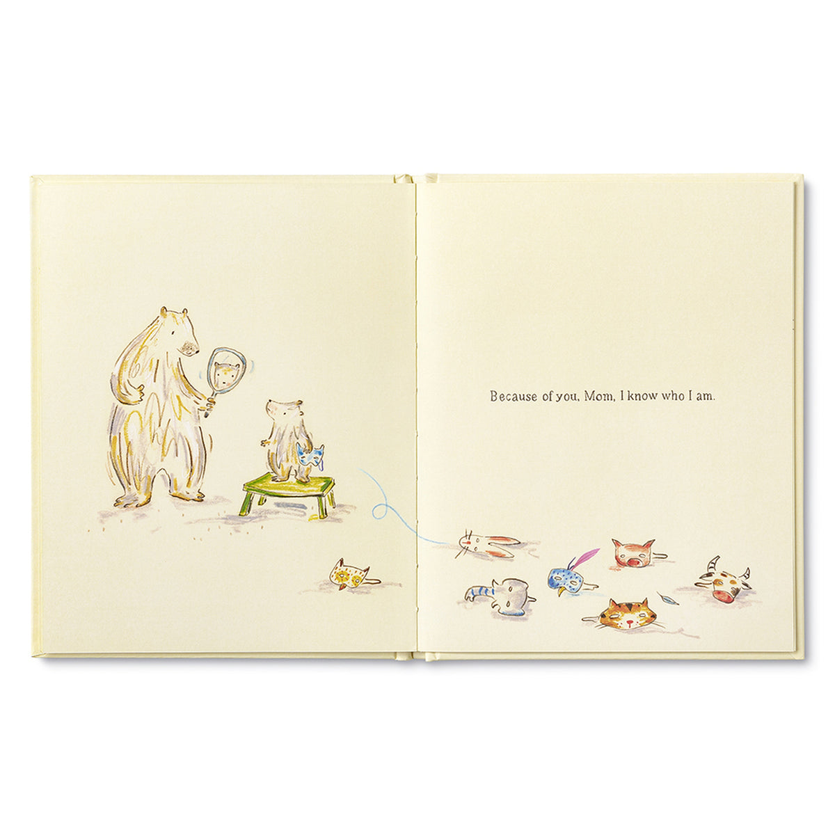 Because of You, Mom Hard Cover Book