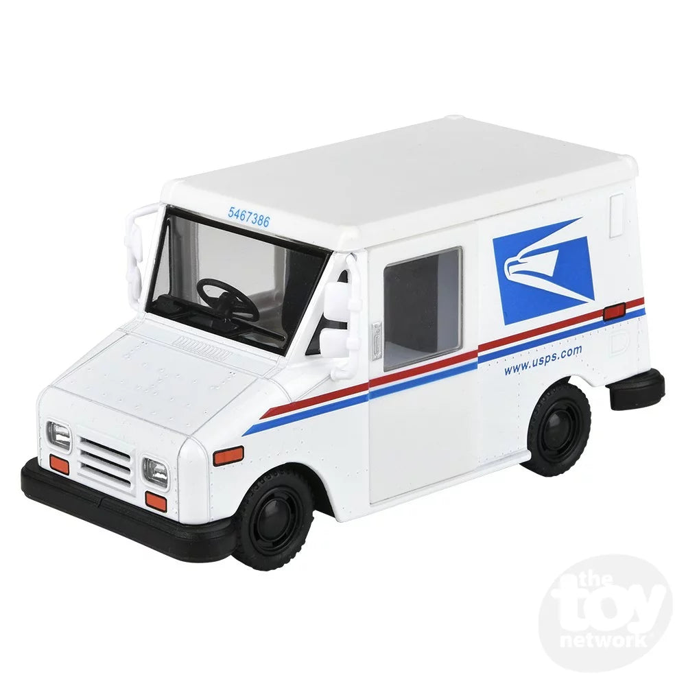 5" Diecast Us Postal Service Mail Delivery Truck