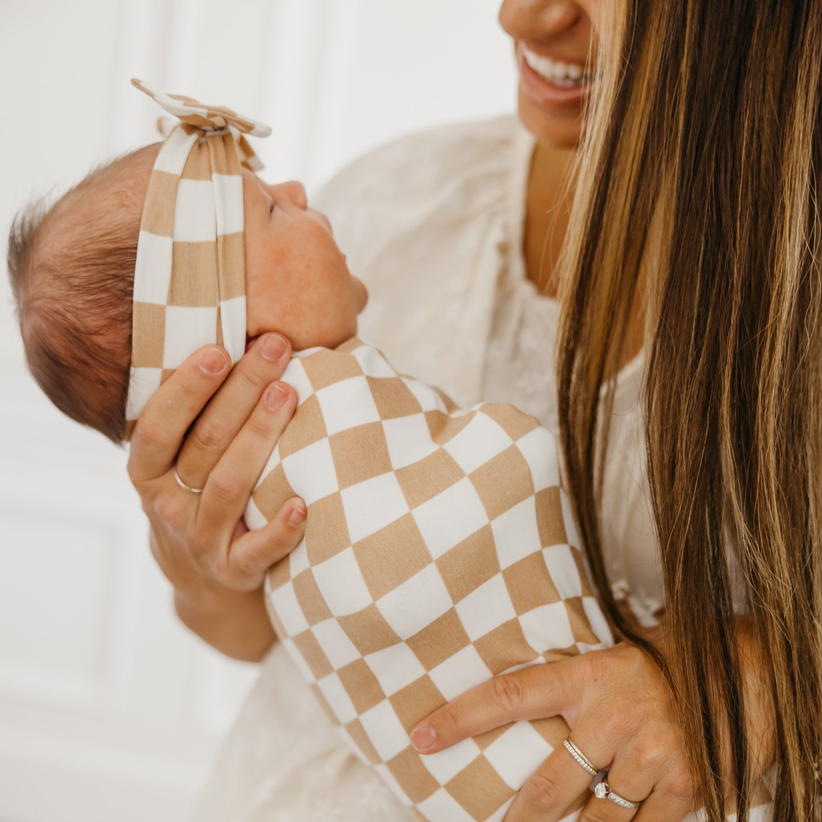 Copper Pearl Knit Swaddle Blanket / Rad