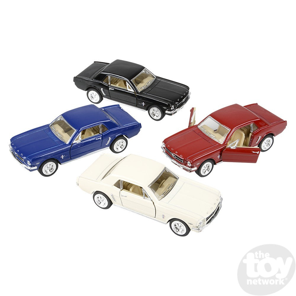 Diecast 5" Pull Back 1964 Ford Mustang / Assorted