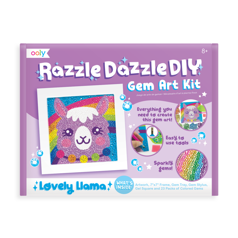 Ooly Razzle Dazzle DIY Mini Gem Art Kit Funny Frog