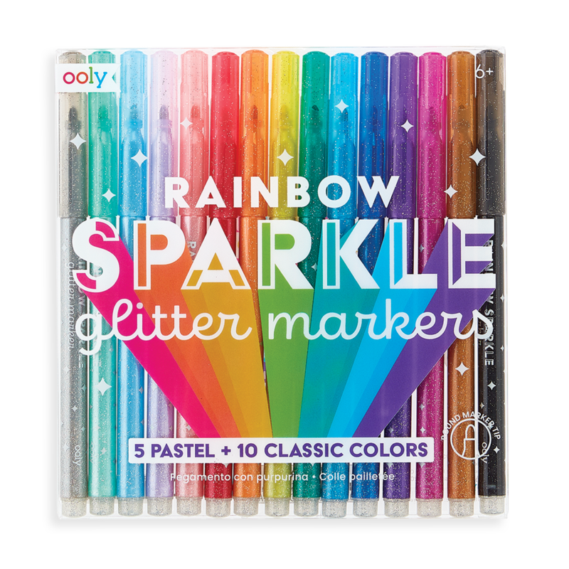 Ooly Rainbow Sparkle Glitter Markers