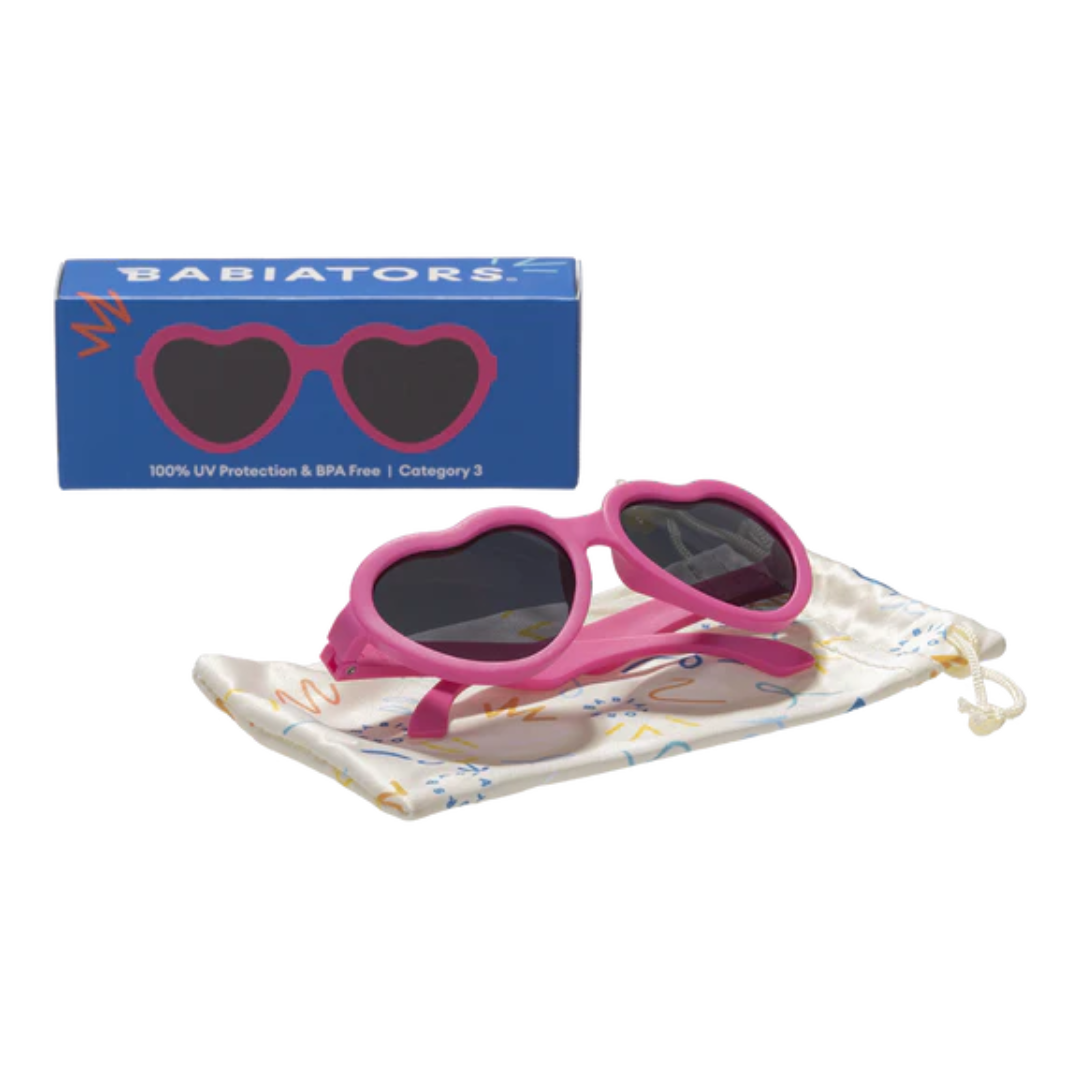 Babiators Original Hearts Sunglasses / Paparazzi Pink