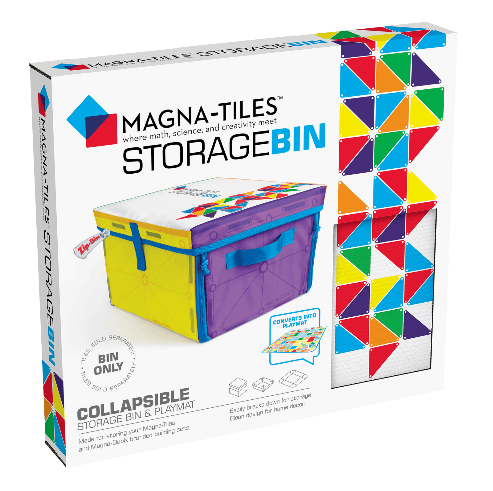 Magna-Tiles Storage Bin & Interactive Play-Mat