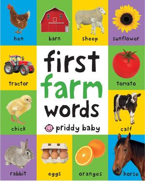 First 100 Words: First Farm Words Padded Board Book