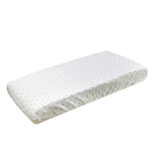 Copper Pearl Premium Knit Diaper Changing Pad Cover / Shine