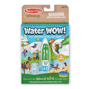 Melissa & Doug Water Wow! On The Go Water-Reveal Pad / Let's Explore - Seasons