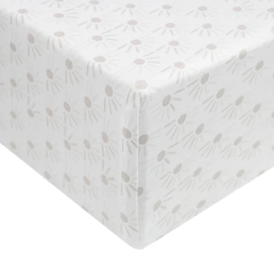 Copper Pearl Premium Knit Fitted Crib Sheet / Shine