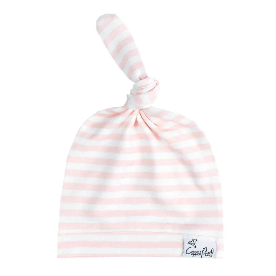 Copper Pearl Top Knot Hat / Winnie