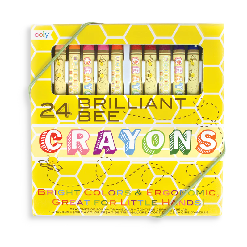 Ooly Brilliant Bee Crayons