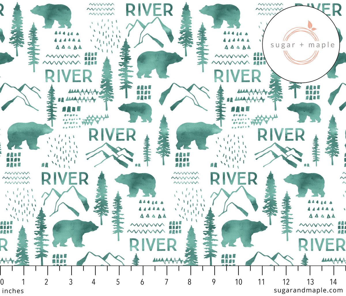 Plush Minky Fleece Personalized Blanket | Woodland