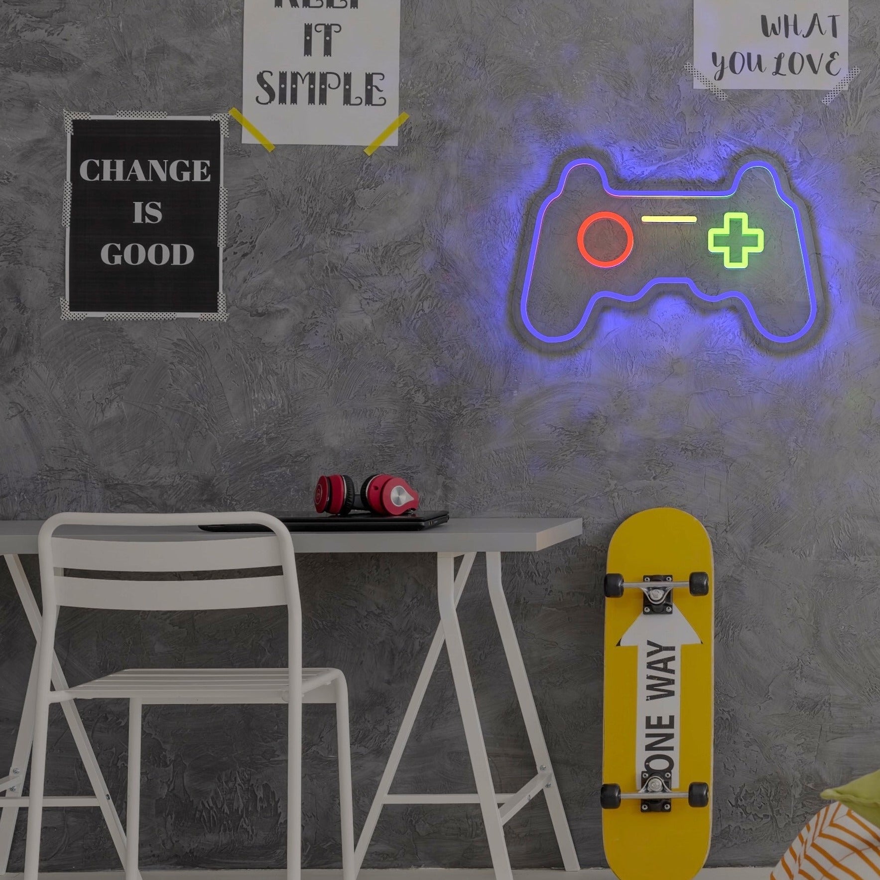 Sugar + Maple Neon Sign | Game Controller
