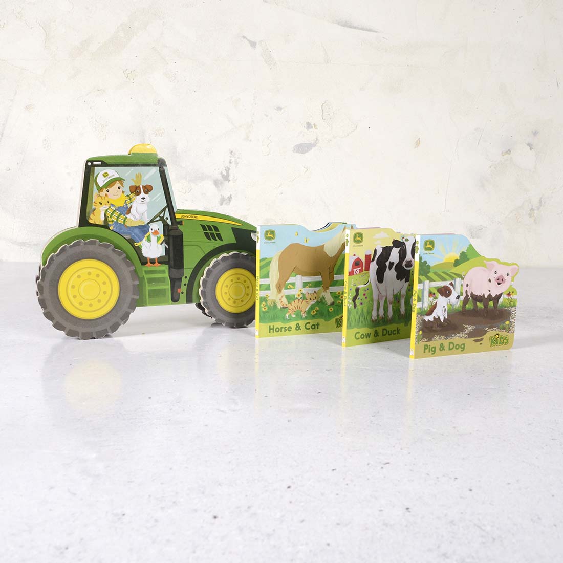 John Deere Tractor Tales Roll-Along Board Book Set