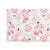 Sugar + Maple Personalized Changing Pad Cover | Peach Peonies