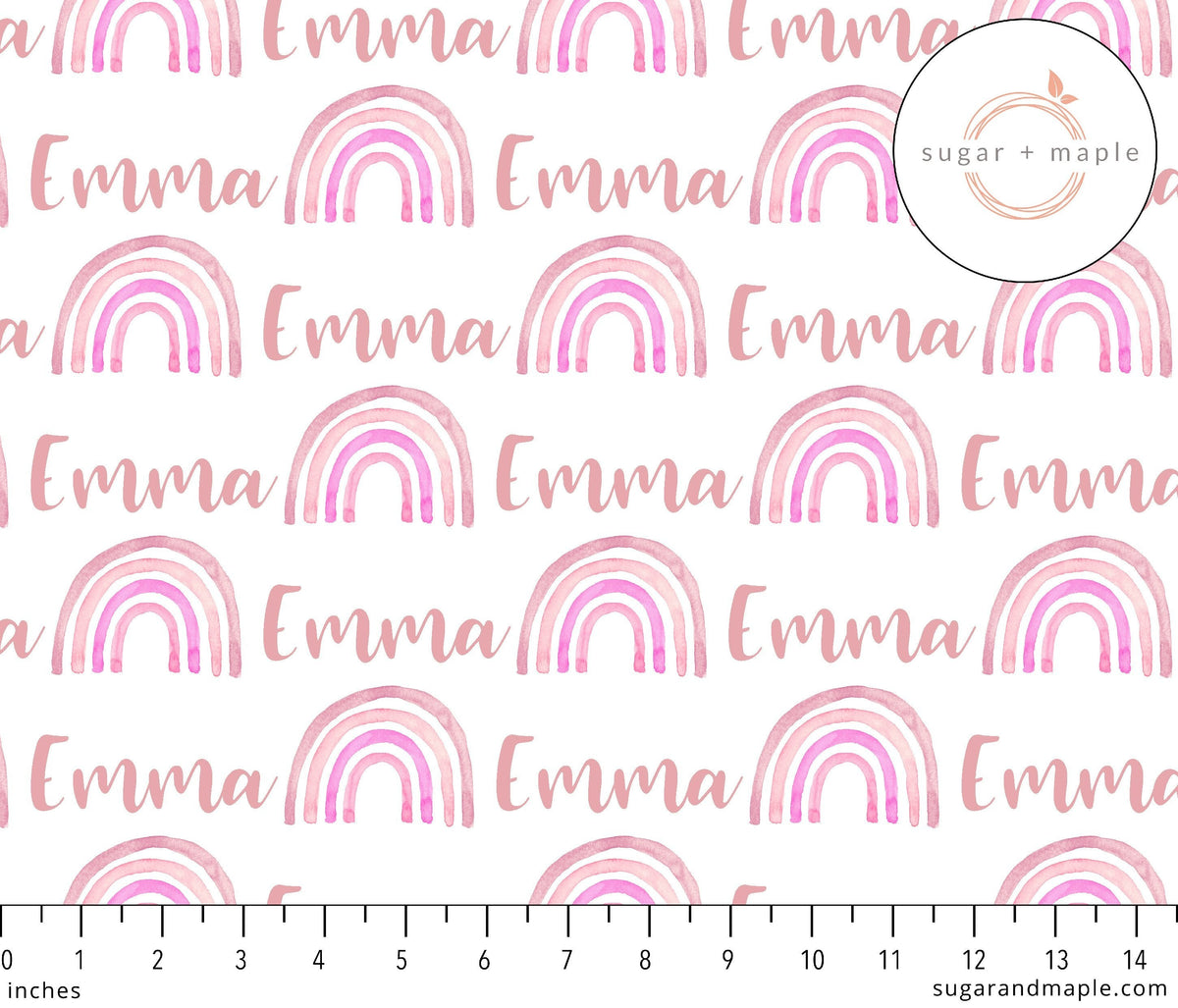 Personalized Stretchy Blanket | Rainbow