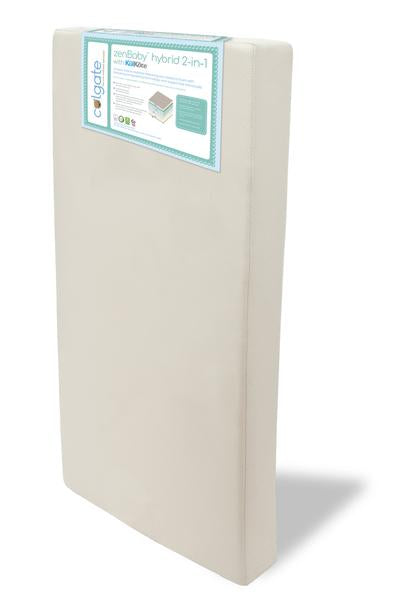 zenBaby Hybrid 2-in-1 Crib Mattress with KulKote